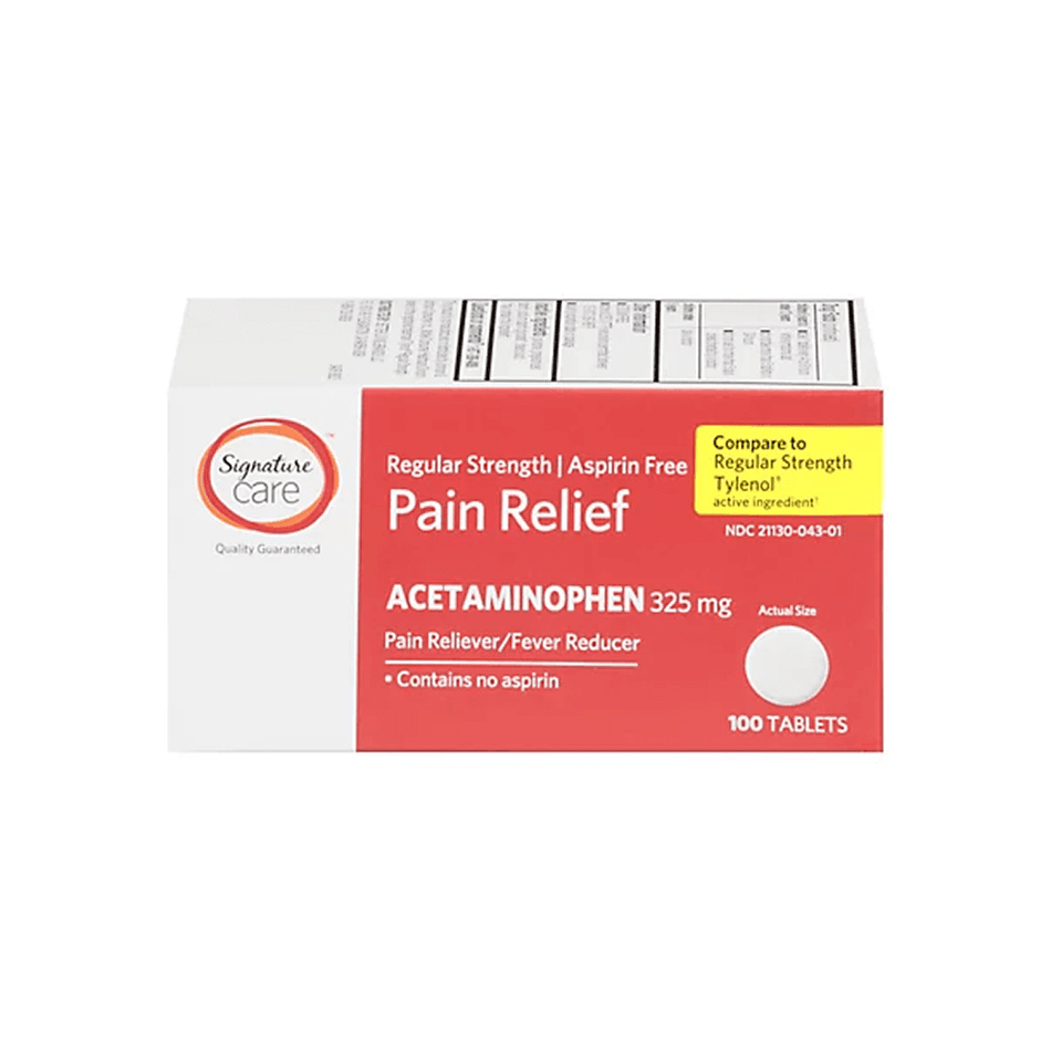 Acetaminophen 325 mg Tablets
