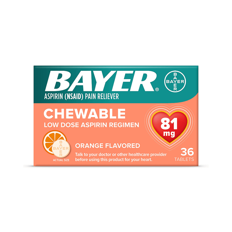 Aspirin 81 mg Chewable Tablets