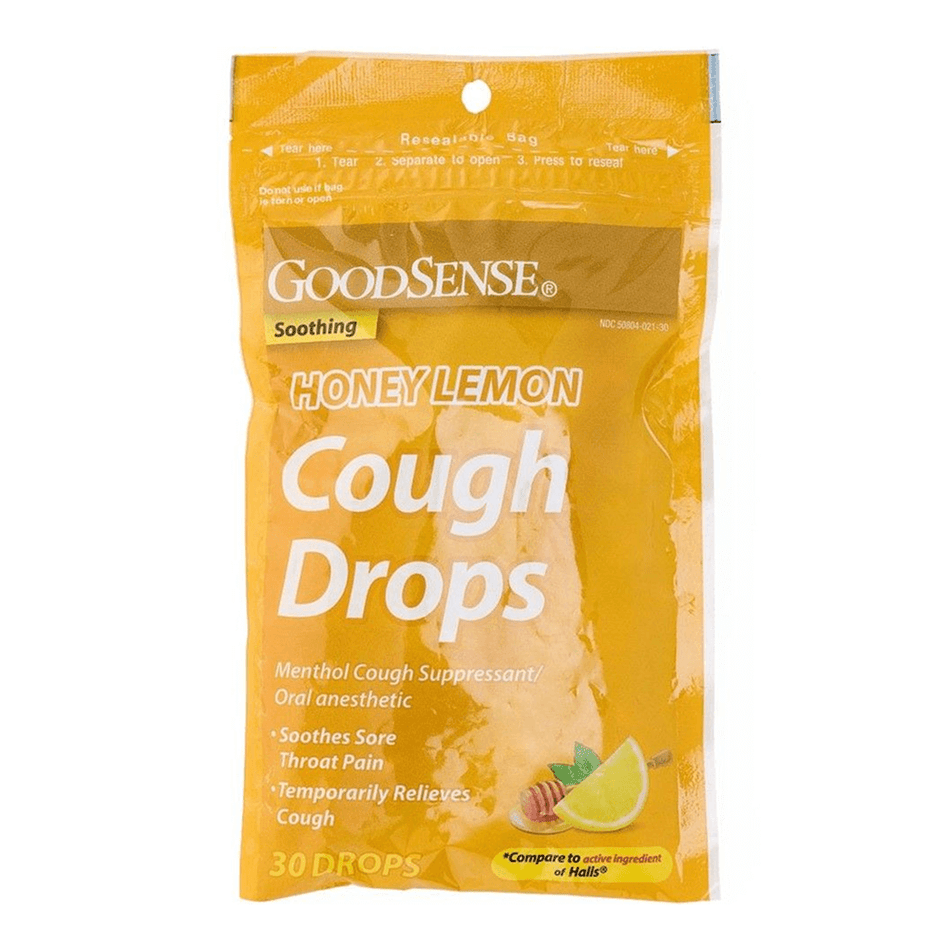 GoodSense Cough Drops Honey Lemon