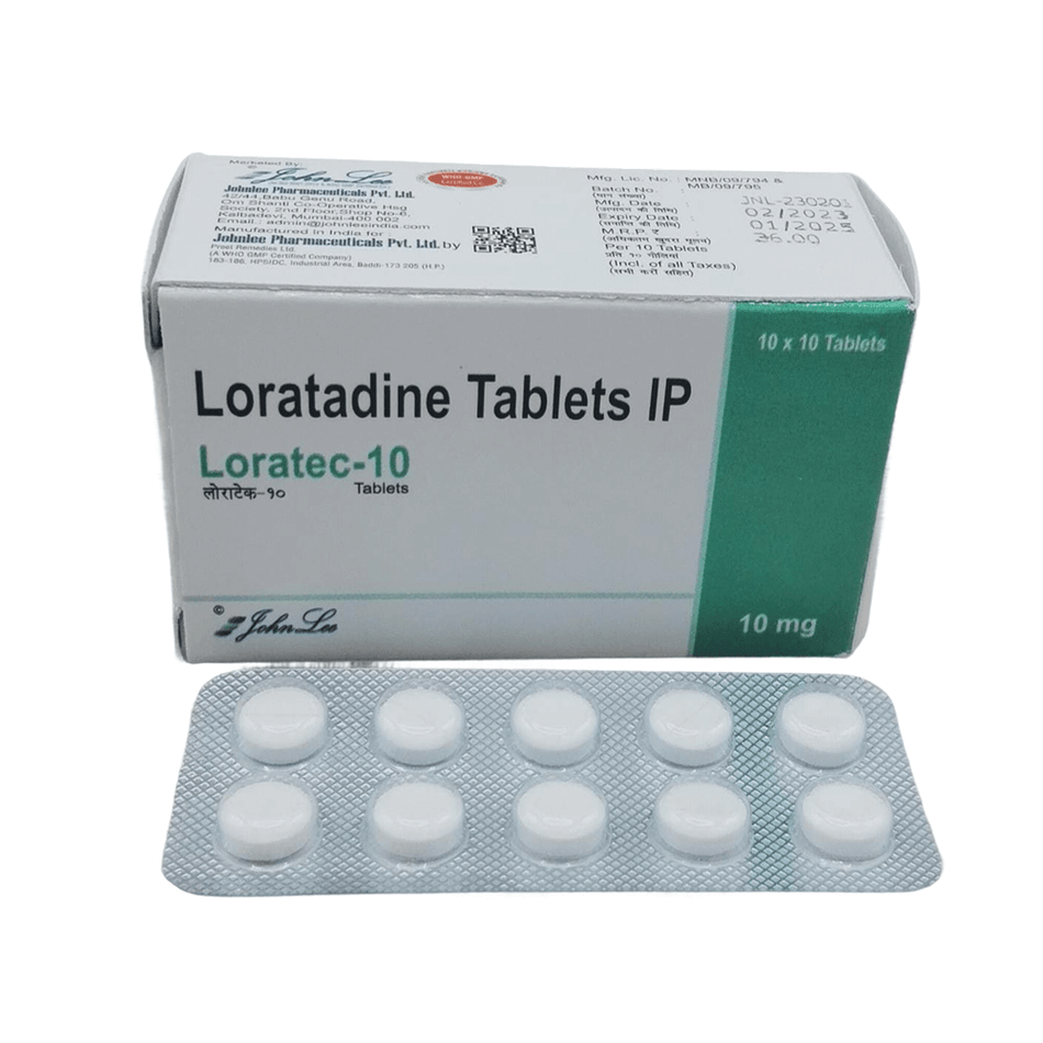Loratadine 10 mg 30 Tablets