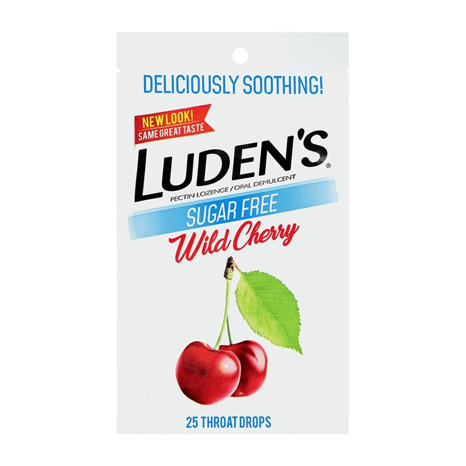 Ludens Throat Drops Sugar-Free Cherry