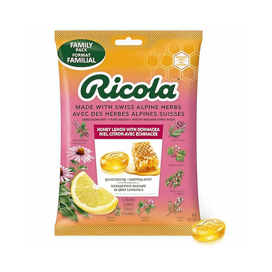 Ricola Cough Drops Honey Lemon Echinacea