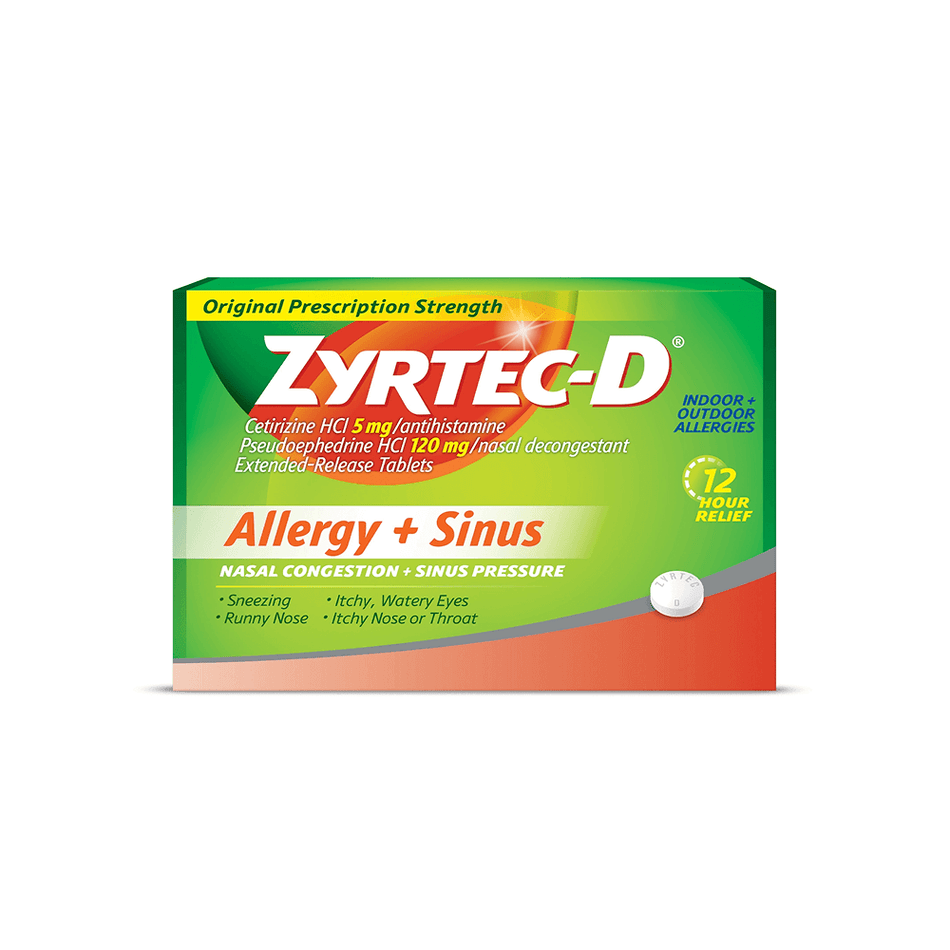 Zyrtec-D 12 Hour Tablets